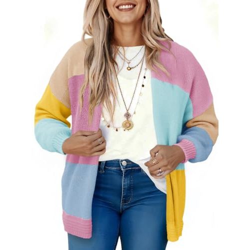 Saodimallsu Boho Chunky Knit Cardigan
