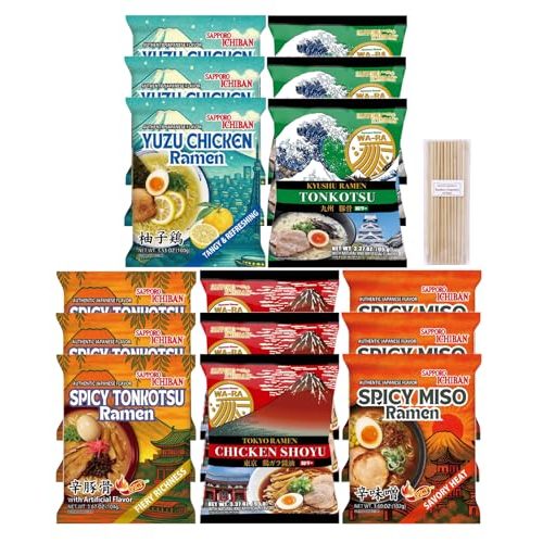 Sapporo Premium Japanese Ramen Variety Pack
