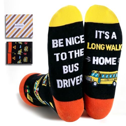 Bus Driver Funny Appreciation Socks