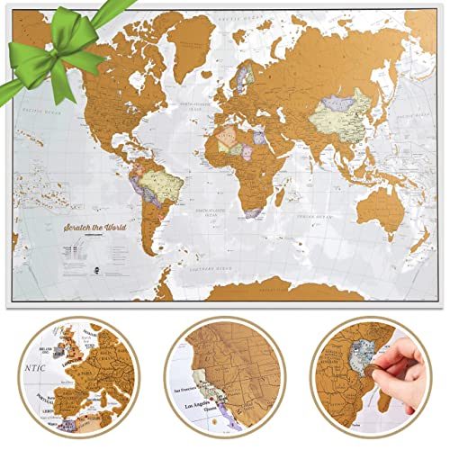 Scratch The World Travel Map Poster