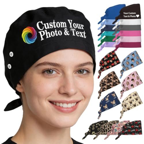 Custom Personalized Scrub Cap