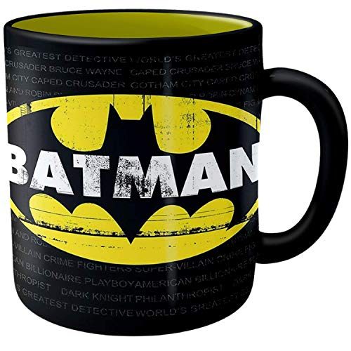 Silver Buffalo Batman Logo Ceramic Mug
