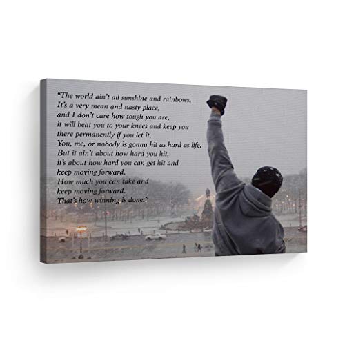 speech canvas print