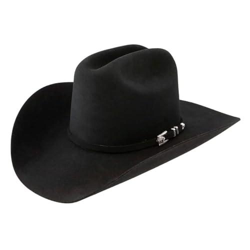 Stetson 4X Corral Wool Cowboy Hat, Black, Size 7