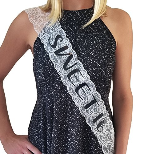 Sweet 16 lace sash