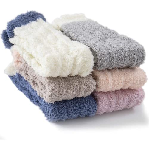 TEHOOK Fuzzy Socks for Women