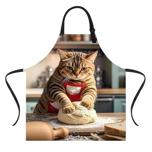THISFIND Funny Cat Apron