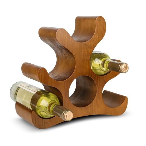 TRUDING Countertop Wooden Wine Rack