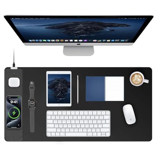 TopMade Wireless Charging Desk Pad