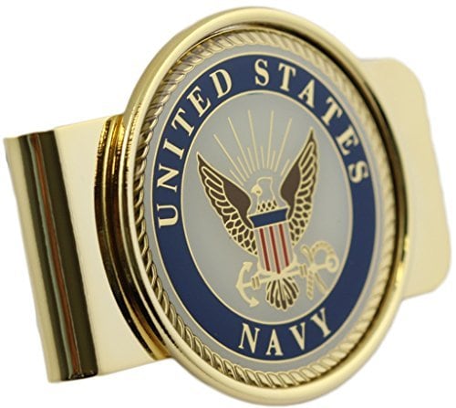 US Navy logo money clip