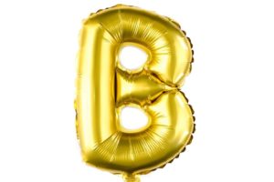 LETTER B gift balloon
