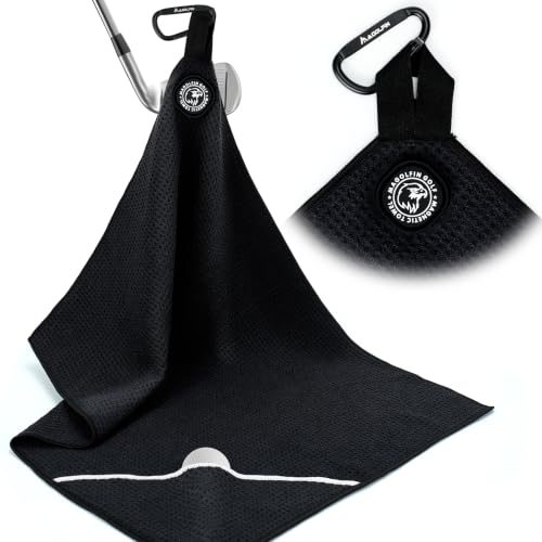 Magnetic Golf Towel with Clip