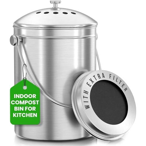 Utopia Kitchen Countertop Compost Bin