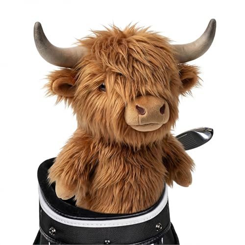 VEELUPLUS Highland Cattle Driver Headcover