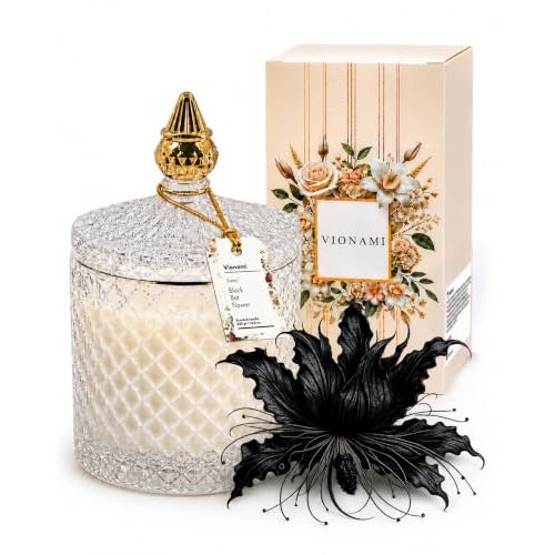 VIONAMI Black Bat Luxury Scented Candle
