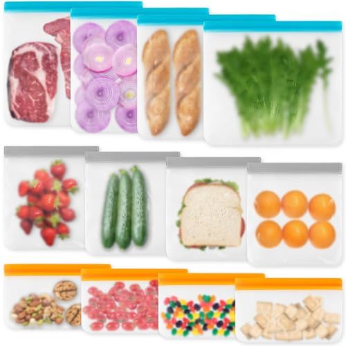 VUEKYN Reusable Silicone Food Bags