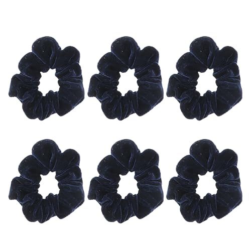 Velvet Solid Scrunchies Set