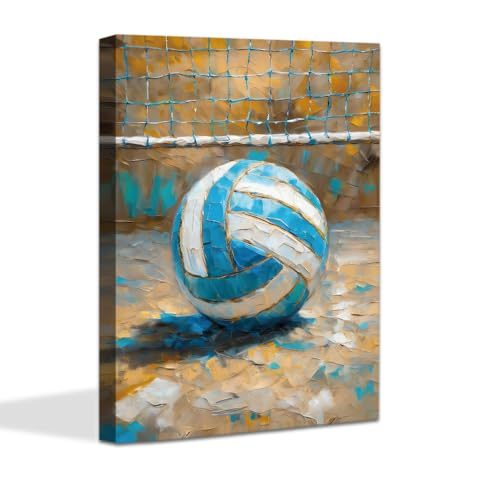 Volleyball Net Canvas Wall Art