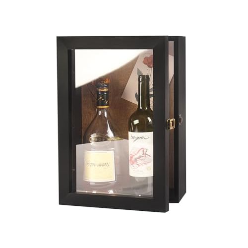 WANMEIZI Wine Bottle Display Shadow Box