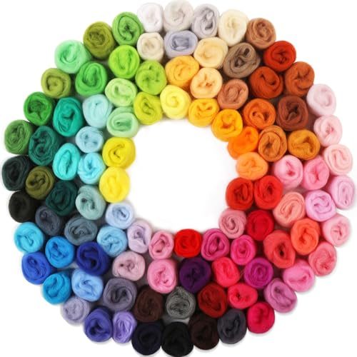 WONVOC Needle Felting Wool