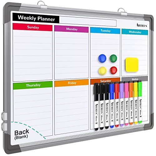 Weekly Calendar Whiteboard for Wall