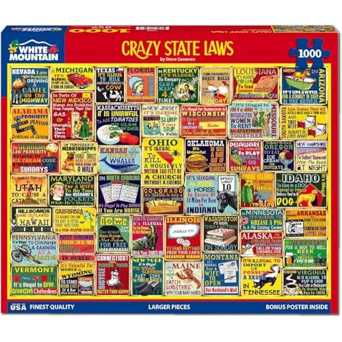 White Mountain Crazy State Laws Puzzle