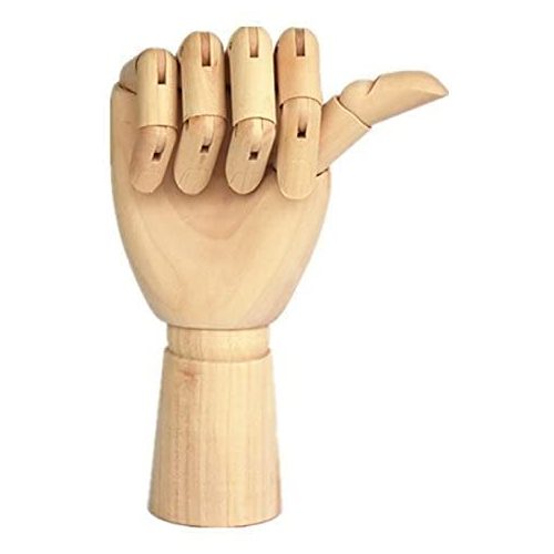 Wood Artist Drawing Manikin Hand
