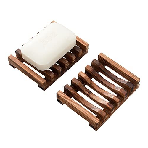 Vowupt Wooden Soap Dish Set