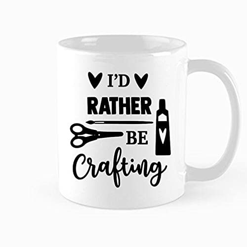 Xmpls "I'd Rather Be Crafting" Mug