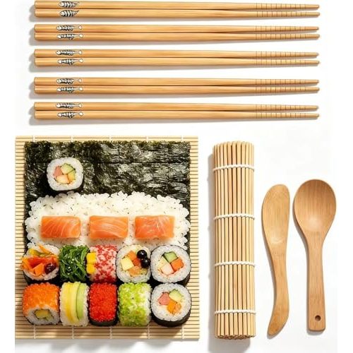 YBONRSQ Bamboo Sushi Making Kit