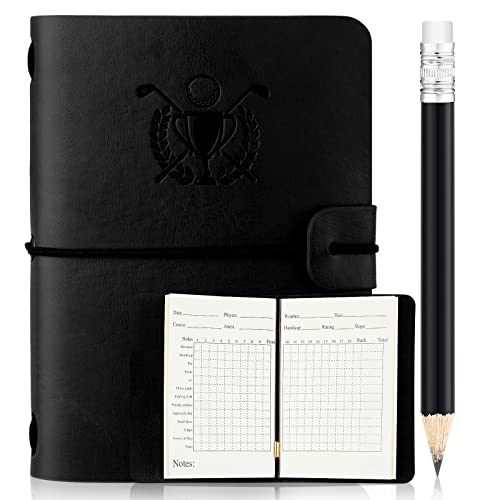 Yexiya Leather Golf Scorecard Book