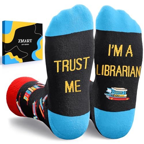 Zmart Librarian Book Lover Socks