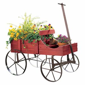 amish wagon planter