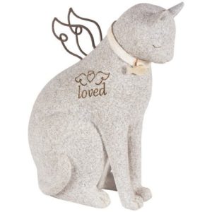 angel cat figurine