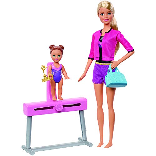 barbie gymnastics playset