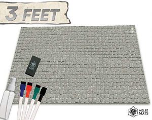 battle grid game mat