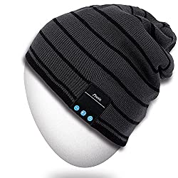 beanie with headphones