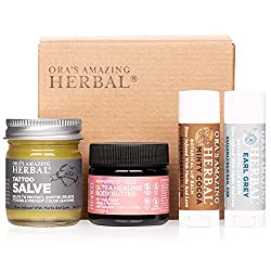 body butter and lip balm set