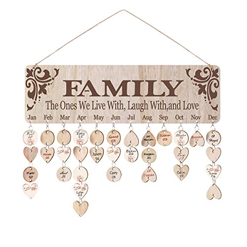 calendar hanging board
