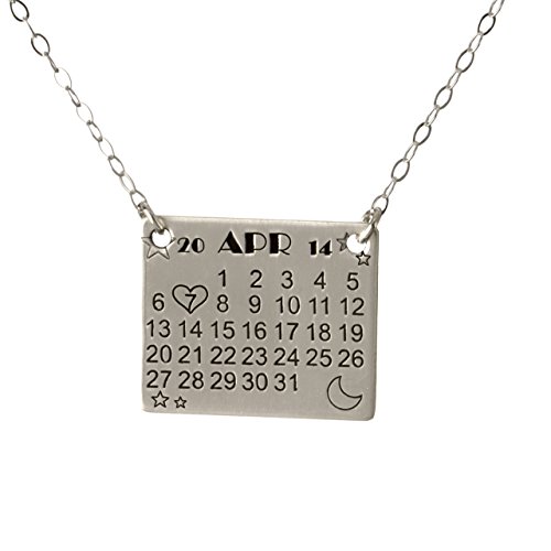 calendar necklace
