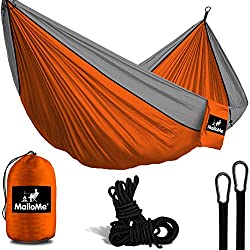 camping hammock with ropes