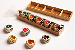 candles with ceramic holders