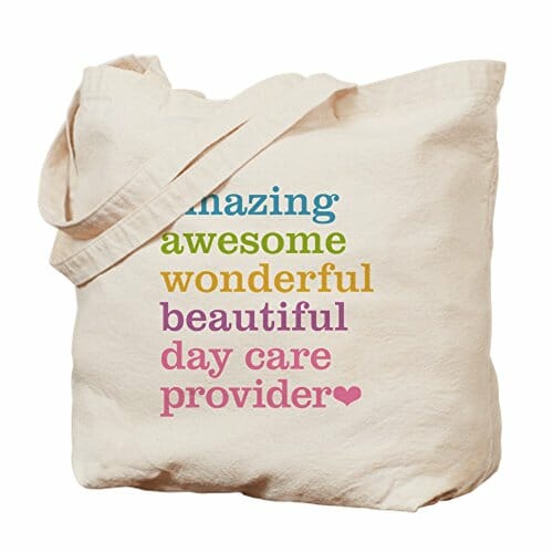 canvas bag for daycare providers