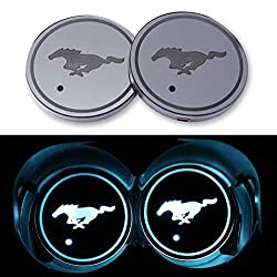 car logo LED cup coaster