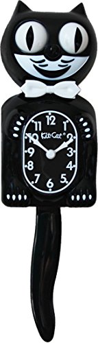 funny cat shaped clock
