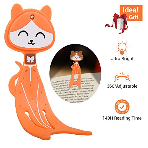cat-shaped LED book light
