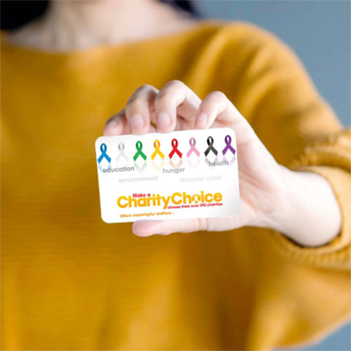charity choice gift certificate