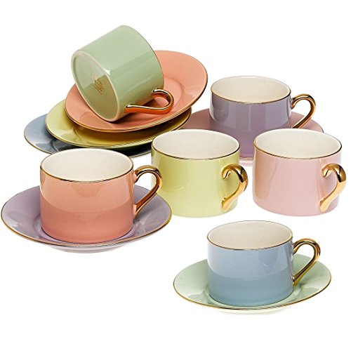 coffee and tea cups set