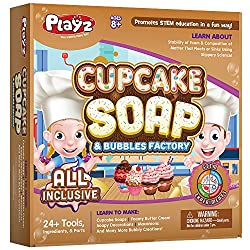 cupcake soap and bubbles science kit