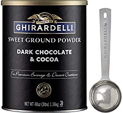 dark chocolate and cocoa power